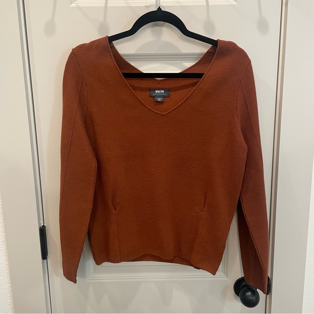 Maeve Burnt Orange Sweater
